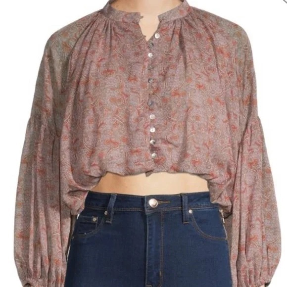 Zara Paisley Top‎ - Picture 3 of 13